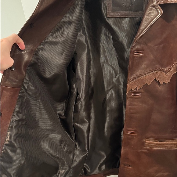 NWOT Corral Leather Stingray Cross Jacket size Medium M RARE - Picture 9 of 13